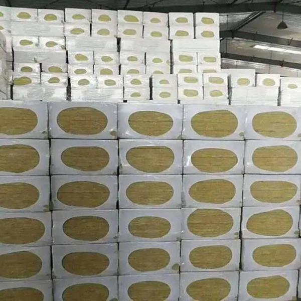Heat Insulation Rockwool Insulation Material 50kg/m3-180kg/m3 For Building