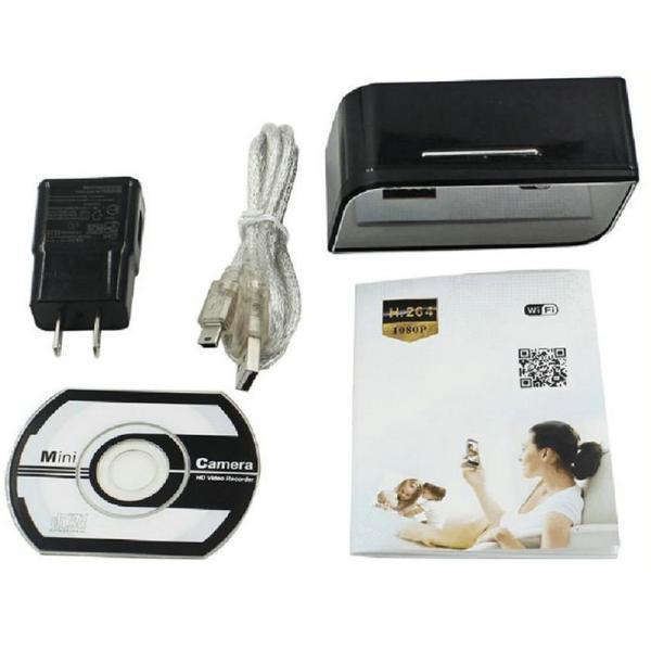 T8S 720P Alarm Clock WIFI P2P IP Spy Hidden Camera Home Security CCTV Surveillance DVR with Android/iOS App Control