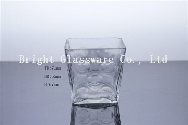 Square candle holder, moulded candle holder cheap