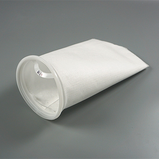 Polyester 200 Micron Hanging Loop Nylon Mesh Filter Bags with Steel Ring