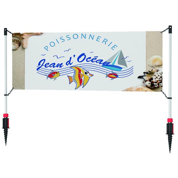 Post Coated Perforate Outdoor Advertising Banners PVC Mesh Stand Light Weight
