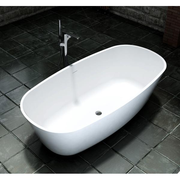 White Free Standing Soaker Tubs 1-2 People Capacity 1800*870*530mm