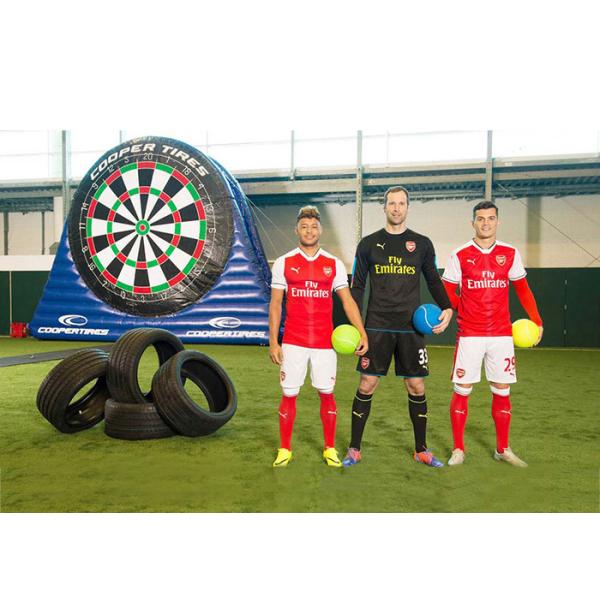 Gaint PVC Tarpaulin Inflatable Dart Board for Foot Darts Game EN71 EN1496