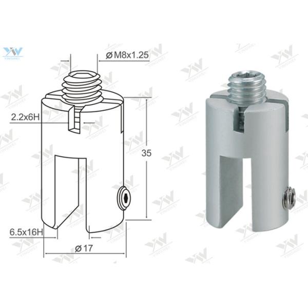 Single Sided Types Cable Display Components Brass Material For Hanging Art