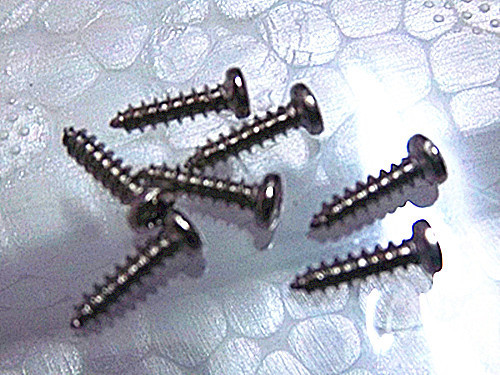 Lens holder screws