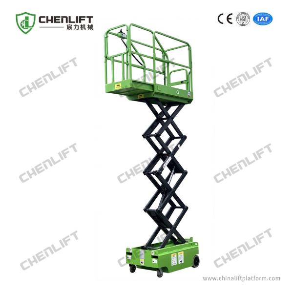 Warehouse Mini Electrical Self Propelled Scissor Lift