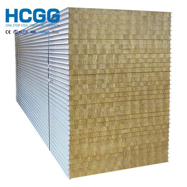 Customized Color Fire Resistant Metal Sandwich Panels for Industrial Commercial Buildings