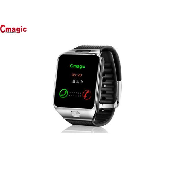 Cmagic Mens Bluetooth Smartphone Watch , Digital Smart Calling Watch With Blood Pressure Test Heart Rate DZ09