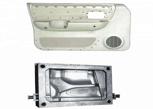 Multi Cavity Auto Parts Mould For Door Trim, Plastic Injection Auto Interior Trim Molding