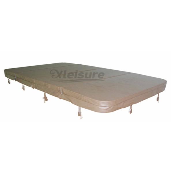 Outside Hard Plastic Hot Tub Covers Tapered Spa Cover Prevent Heat Loss