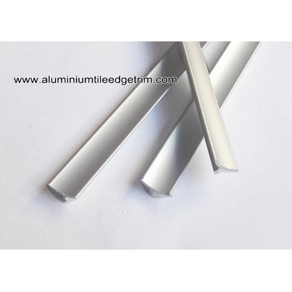 Matt Silver Inner Aluminum Decorative Corner Brace / Splint For Inside Corner