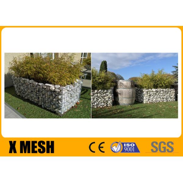 0.5m Width 1m Length 4x1x1m Rock Basket Retaining Wall Welded