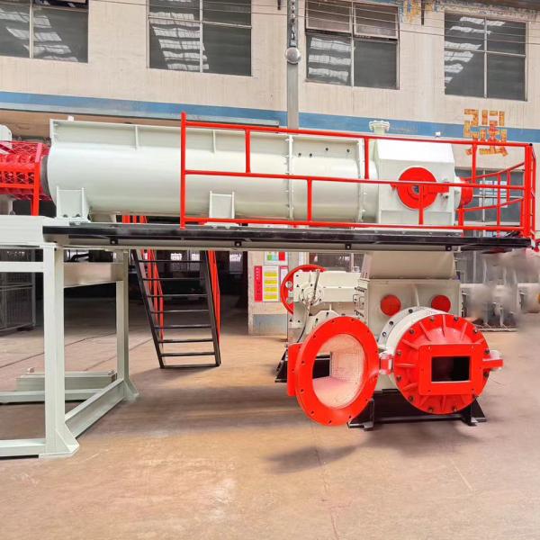 Extruding Mud Columns For Brick Production In Auto Brick Factory Capacity 35000-45000 Bricks/hr