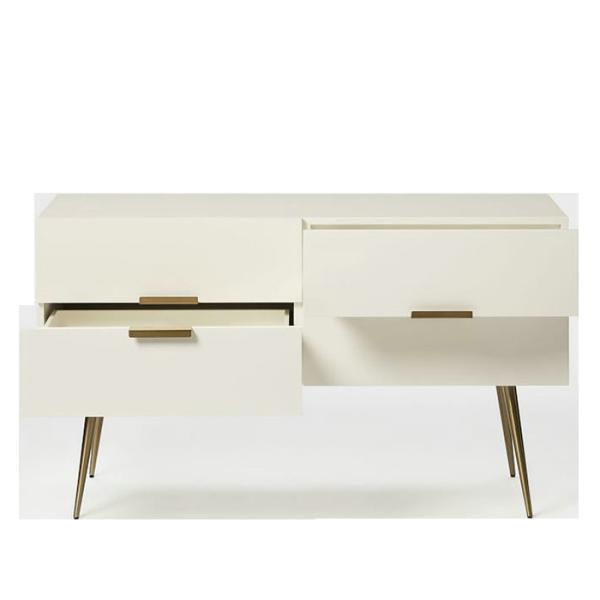 White Nordic Dining Room Server Cabinet