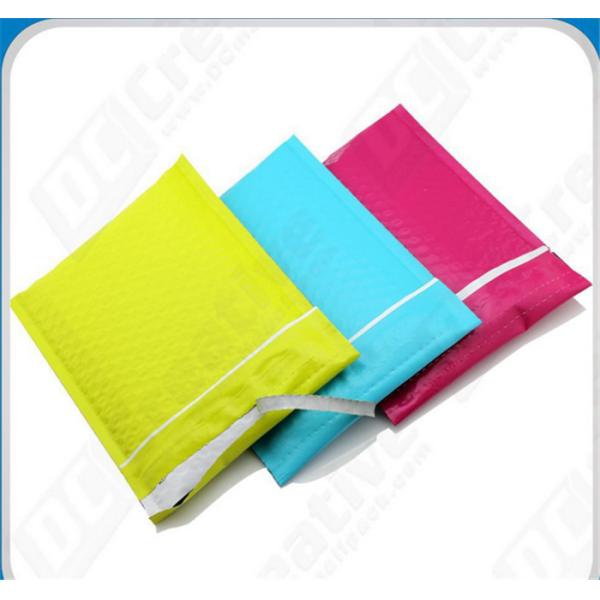 Colored Polyethylene Bubble Mailer Bags , 6X10 #0 Express Mail Envelope