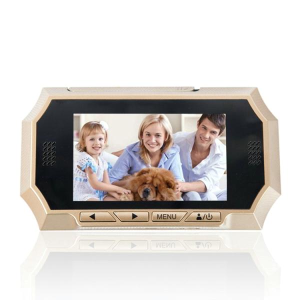 4.3 Digital Door Peephole Viewer Photo Video Camera Recorder Night Vision Door Eye Smart PIR Doorbell Intercom System