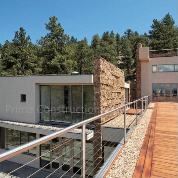 DIY install staircase balustrade wire cable railing system stainless steel  railings