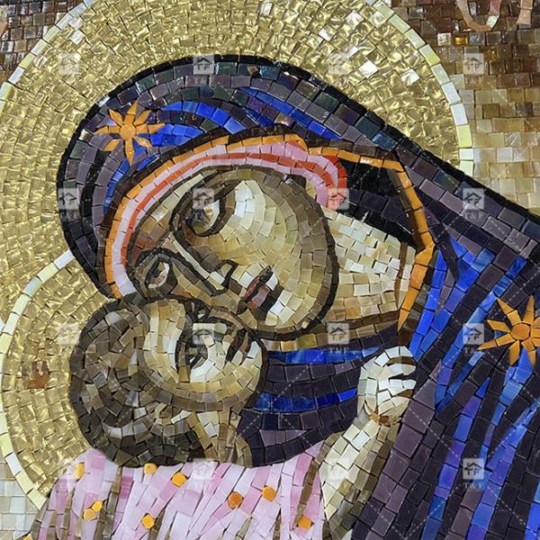 Mosaic Tile Picture Art Mural Restaurant Living Room Interior Wall Decoration Mural Mosaic