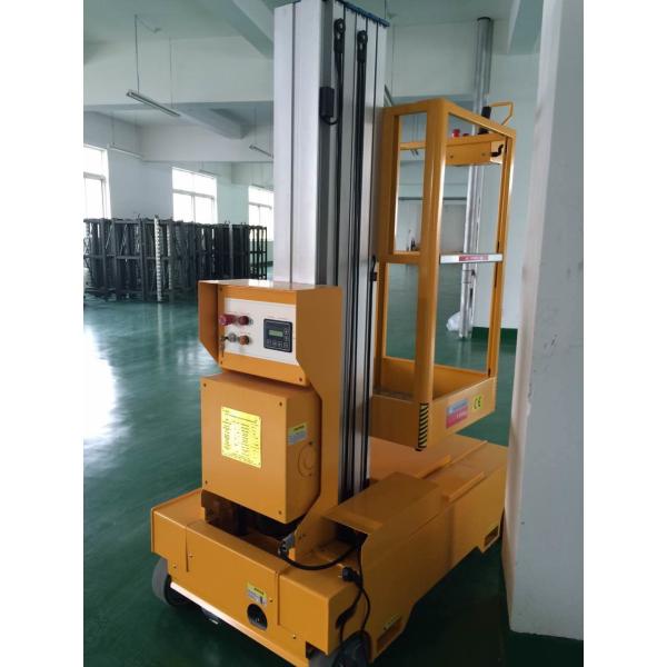 Hydraulic Work Platform Lift Self Propelled , Electric Work Platform For Warehouse