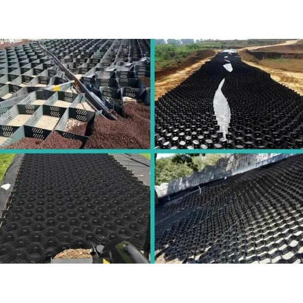 HDPE Geocell Manufacturer Price Textured And Perforated Gravel Grid Geo Cell For Road Construction