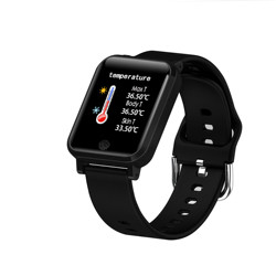 F22 Heart Rate Smartwatch 170 MAh NFC Answerable Telephone Temperature Monitoring