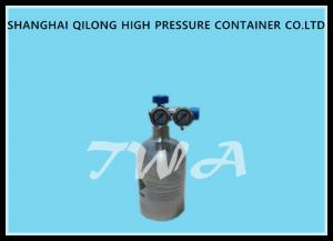 China Aluminum Gas Cylinder 0.22L High Pressure Oxygen Cylinders EU Certificate on sale