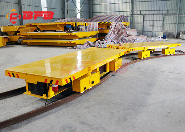 20t Capacity  Large Bearing Steel Industry Warehouse Work Battery Transfer Cart For Material Handling