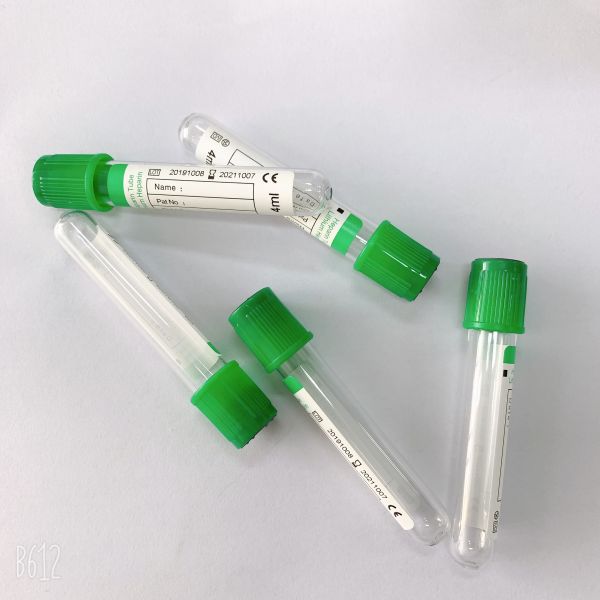 3ml Medical Sodium 	Lithium Heparin Tube Sodium Citrate Blood Tube