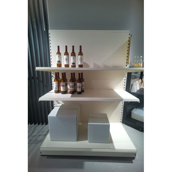 Gondola Adjustable Wall Mounted Shelving Q195 Single Sided