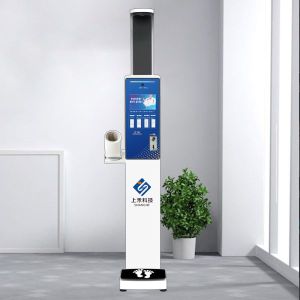 Ultrasonic Medical Human Height Weight Scale Blood Pressure Bmi Measurement