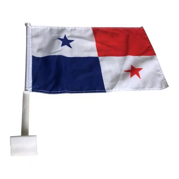 Custom Digital Printing Car Mirror Flags hanging Style for Decoration