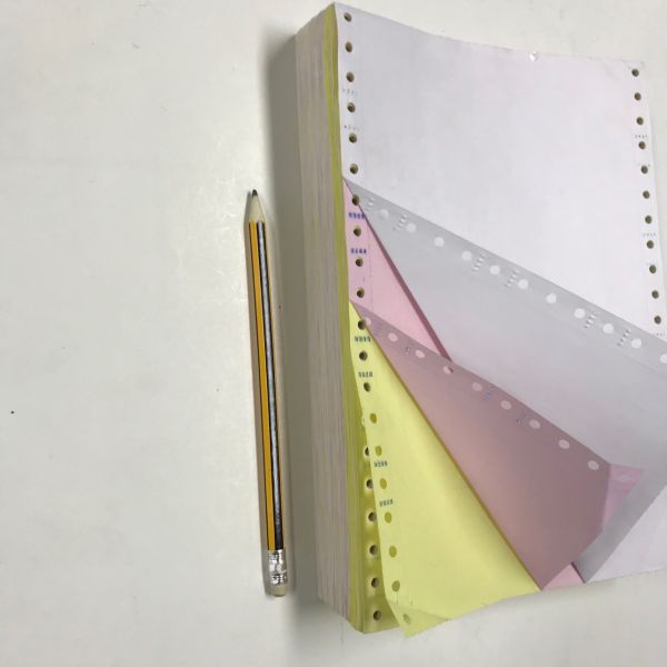 48-80g Image Blue CB CFB CF Virgin Wood Pulp Carbonless copy Paper ncr Paper roll And Sheet Ream Package Bill Paper