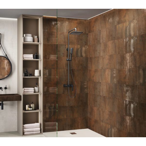 Waterproof Interior Metal Wall Covering 2mm Thickness With Glossy Finish