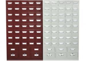 Cheap Antique Chinese Medicine Cabinet , Metal Pharmacy Cabinet 0.6-1.5mm Thickness for sale