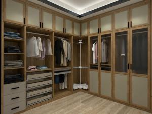 Built In Wardrobes Corner Cabinets Storage Closet Factory with drawers and shelves in wall racks for villa fruniture
