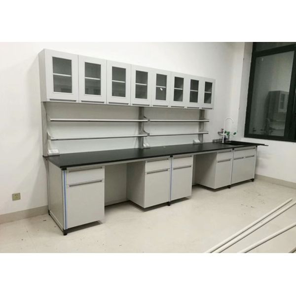 Acid / Alkali Resistant Wood Lab Furniture Phenolic / Epoxy Resin Work Top