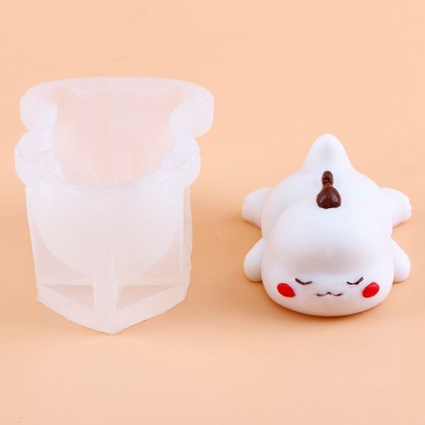 Customized DIY Silicone 3D Animal Candle Mould for Soap and Chocolate Christmas Gift