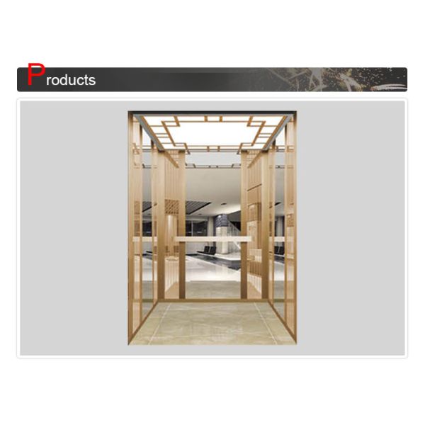 Fireproof Building Construction Materials Door Elevator Cab Stainless Steel Frame