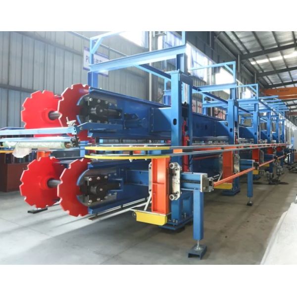 Automatic Aluminium PU Sandwich Panel Production Line Polyurethane Building Material