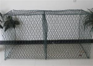 Cheap Green PVC Coated Gabion Mesh Basket For River Bank Protection for sale