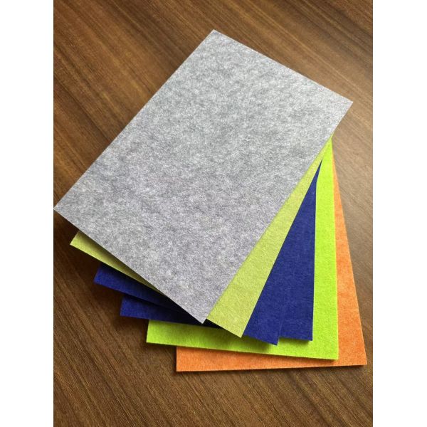 Sound Deadening Square Acoustic Panels Felt Pet Polyester Fiber Acoustic Board