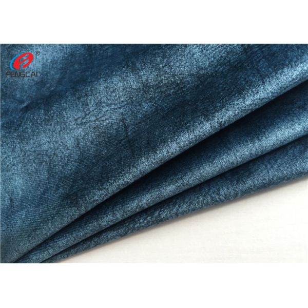 Sofa Curtain 100% Polyester Knitted Fabric , Velour Upholstery Fabric Eco Friendly