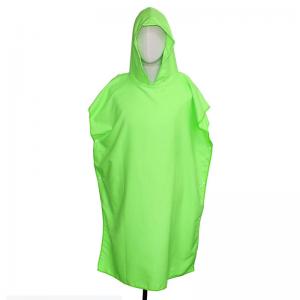 Cheap Customized Hooded Changing Microfiber Poncho Towel For Adults for sale