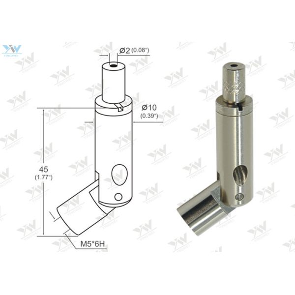 Durable Side Exit Caddy Aircraft Cable Hangers With Universal Joint 180 Degree