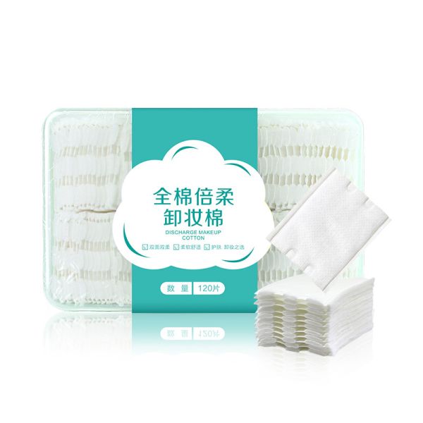 Three Layer Design Face Makeup Remover / Makeup Cotton Pads Compact Close Grained
