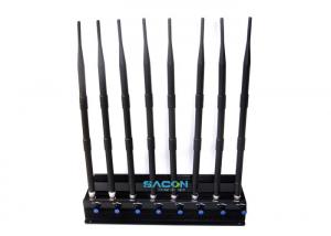 Cheap 18w Power Mobile Phone Blocker Jammer Long Distance With 3 Cooling Fans Inside for sale