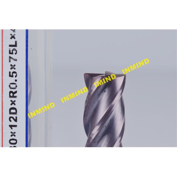 4 Flute Radius Milling Cutter With 30 mm Cutting Length 12 mm Diameter
