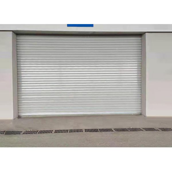 Waterproof Steel Roller Shutter Door Automatic Galvanized In External Warehouse