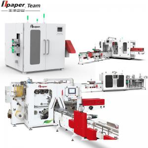 China Packing form Tissue Napkin Machine 4 Line Automatic Facial Tissue Folding Machine on sale