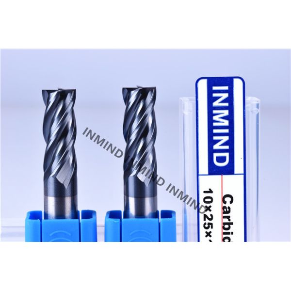 High Feed End Mill For Hardened Steel , Polish Surface High Speed Steel Cutter